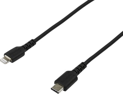 StarTech 2 meter USB-C naar Lightning Kabel - Apple MFi - Zwart