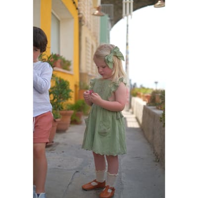 Louise Misha Dress Huguette Olive Size: 6M | Dresses Outlet | Unisex | Groen