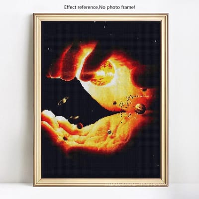 Diamant schilderij fantasie foto's met strass diamant borduurwerk display mozaïek diamant 20X30