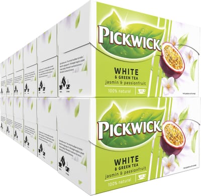Pickwick Jasmin Passionfruit Witte en Groene Thee - 12 x 20 theezakjes