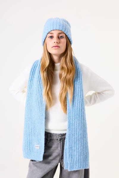 GARCIA Meisjes Effen Sjaal Blauw