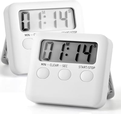 Magnetisch Luid Alarm met Groot LCD-Scherm - Digitale Timer voor Kinderen, Studie, Oefening en Koken