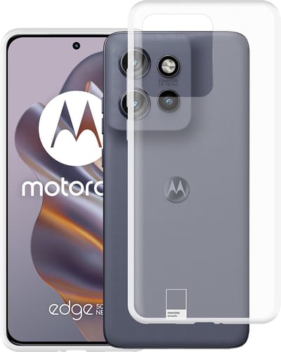Cazy hoesje geschikt voor Motorola Edge 50 Neo Hoesje Siliconen - Flexibele Case - Transparant