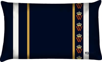 Sierkussen - Buitenkussen Truly Classic Donkerblauw Waterafstotend Bootkussen Monogram - Multicolor - 60 Cm X 40 Cm