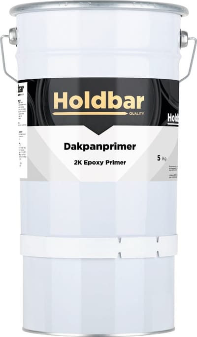 Holdbar Dakpanprimer 5 Kg - Hecht op Steen, Beton, Dakpannen of Bestaande coating - Geschikt voor Holdbar Dakpancoating - 2 Componenten