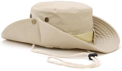 Dailygoods- Zonnehoed Brede Rand UV-bescherming - Safarihoed - Vissershoedje - Outdoor Hoed - Wandelen - Ademend Materiaal - Vissershoed