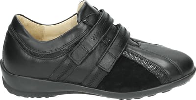 Actiflex - 87001 - Dames veterschoenen - Kleur: Zwart - Maat: 35.5