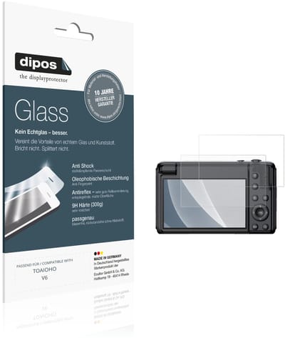 dipos – 2x Matte Pantserfolie geschikt voor TOAIOHO V6 | 9H Screenprotector