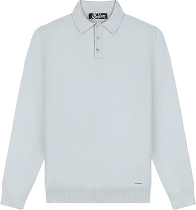 Malelions Knitted Long Sleeve Polo