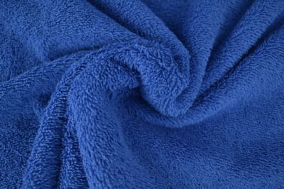10 meter badstof - Donkerblauw - 90% katoen - 10% polyester