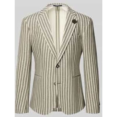 slim fit 2-knoops colbert met paspelzakken model 'Hawksley'