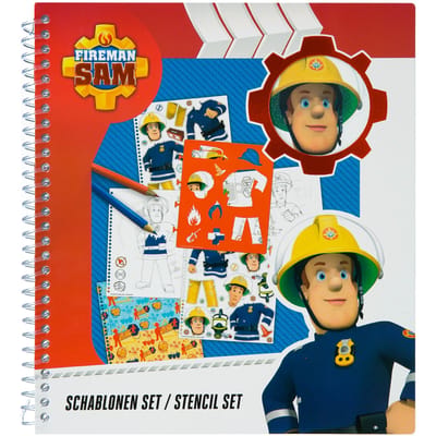 Fireman Sam Sjabloon blok