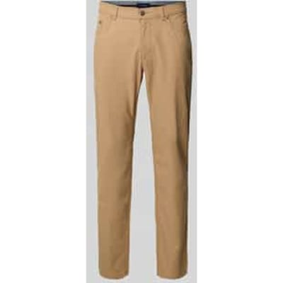 Regular fit stoffen broek met biologisch katoen- aandeel en 5-pocketmodel