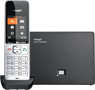 Draadloze Telefoon - Huistelefoon IP - Thuis Bellen - Lange Beltijd - 24 x 69 cm - Zilver Zwart