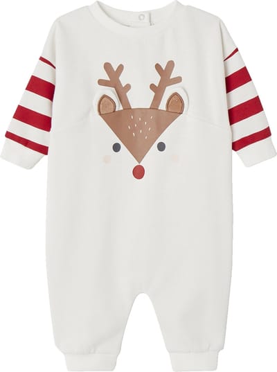 Vertbaudet Kerstset pyjama rendier + sokken voor baby's