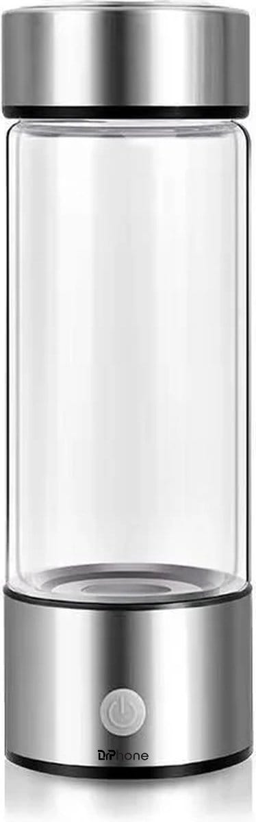 DrPhone HydroBoost - Elektrische Hydrogeen Waterfles - Waterstof Waterbeker - 420ML – Waterstof Generator - Verbeter hydratatie