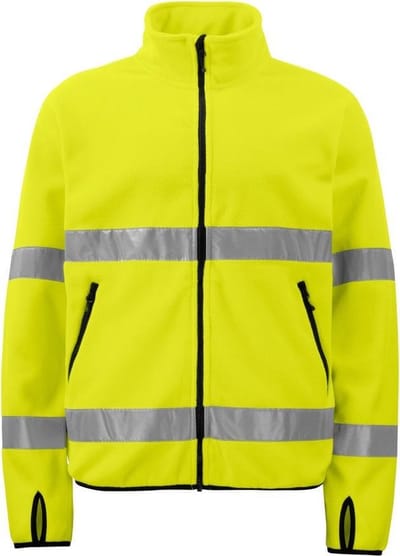 ProJob 6327 SIGNALISATIE FLEECE EN ISO 20471 KLASSE 3 646327 - Geel/Zwart - 4XL