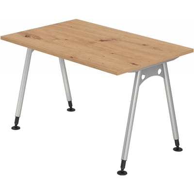 ATOS 12 S | Bureau - 120x80 Tafelhoogte I In hoogte verstelbaar Knoestige Eiken