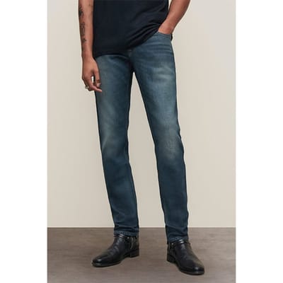 John Varvatos J702 - Slim Fit - Erich Wash Cosmos Blue Size: W28 | Slim Outlet | Heren | Blauw