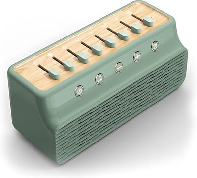 White Noise Machine, 8 Natuur Geluiden Mixer Opties Bluetooth Speaker, Drie Snelheden Timing, Voor Slapen Thuiskantoor Reizen Ontspanning, Groen