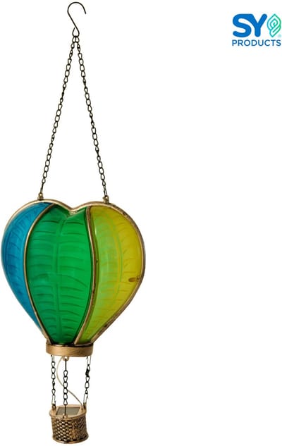 Luchtballon LED Sfeerverlichting op zonne-energie| Outdoor en indoor | Solar |Waterdicht | Luchtballon |Hartenvorm luchtballon | Zonnepaneel | Sfeer verlichting | Tuin verlichting | LED | Hoge kwaliteit