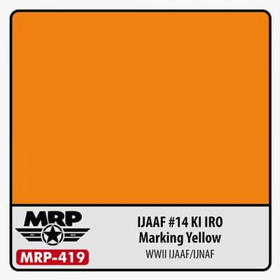 Mr. Paint MRP-419 - IJAAF 14 Ki Iro (Marking Yellow) – 30 ml verf voor Airbrush & Detailwerk