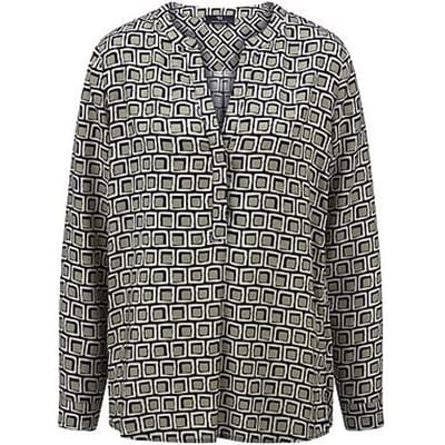 Blouse Van Peter Hahn grijs