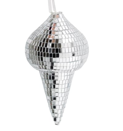 kersthangerDiscobal / Disco ijs - ZILVER - Cool - Kerst ornament - Beeld - Kerst - Kerstmis - Kerstmis - December - Winter - Zomer - Decoratie - Deco - Decoratief - Sfeer - Interieur - Wonen - Woonaccessoires - Woonaccessoire - Inrichting - Living