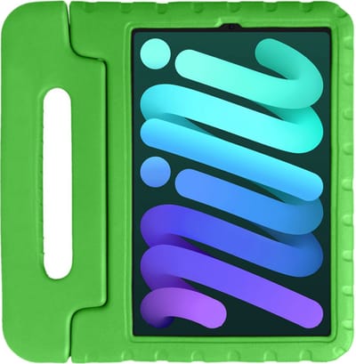 Hoes - Geschikt voor Apple iPad Mini 6 (2021) - 8.3 inch - 6e Generatie - Kinderhoes Shockproof Bumper - Kidsproof Case - Tablet Hoesje - Kinder Hoesje Cover - Groen