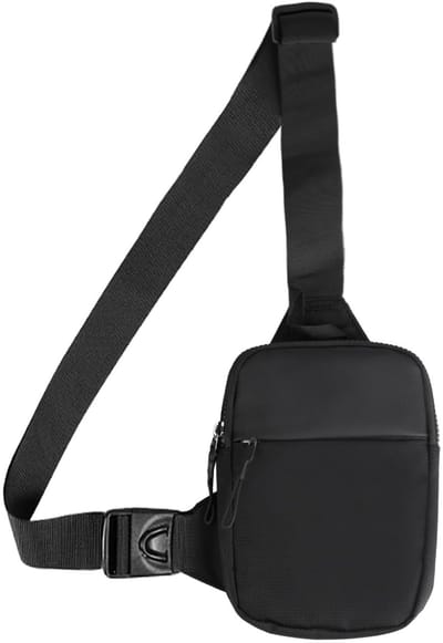 BRENZOOS- Schoudertas Antislip - Kleine Rugzak - Casual Outdoor Sport - Dagrugzak - Verstelbaar - Afmetingen 14x21x4 cm