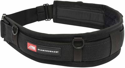 Classic 4 Inch Black Nylon Buckle Belt voor Mannen, DIY Liefhebbers en Handelaren