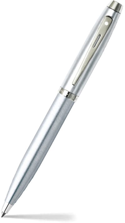 Sheaffer balpen - 100 E9306 - Brushed chrome nickel plated