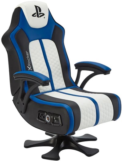 Gamestoel - PlayStation Legend - inklapbaar - 2.1 audio - 2 speakers - subwoofer - vibratie (X Rocker)