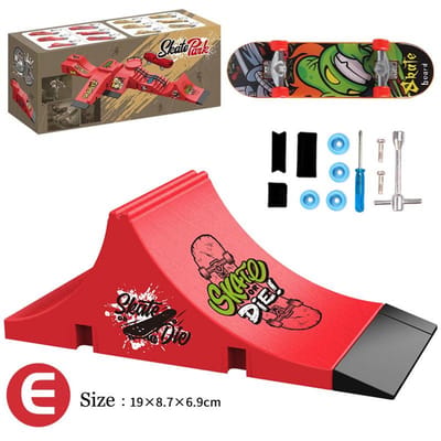 Vingertop Skateboard Kinder Speelgoed Vinger Sport Veld Trainingsattributen Park Ramp Leuningen Helling Model Vingertop Skateboard Spellen