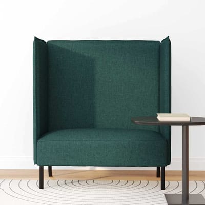 vidaXL - Hoog - rugbank - Donkergroen - 109 - x - 56 - x - 121 - cm - Stof