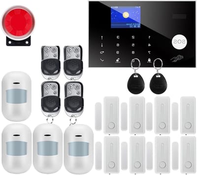 Draadloos Huisalarm - Smart Alarm Systeem - Veiligheid Thuis - Wifi en GSM - 180 mm x 114 mm - W7B8