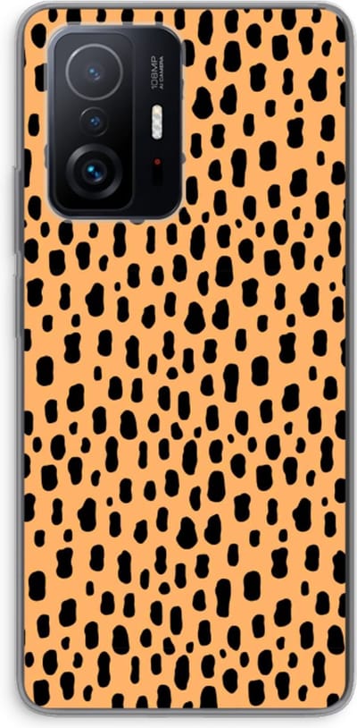 Case Company® - Hoesje geschikt voor Xiaomi 11T Pro hoesje - Panter - Soft Cover Telefoonhoesje - Bescherming aan alle Kanten en Schermrand