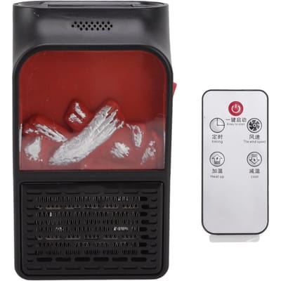 Vlamkachel Mini 1000W PTC Keramisch Snel Verwarming Stil Draagbaar Openhaardkachel met Brandwerend