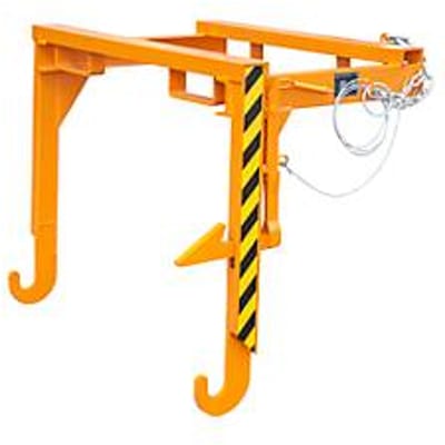 Heftrucktraverse BST 30, voor stapelbare kiepbakken BSK, oranje