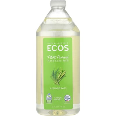 Earth Friendly Products, Ecos, Hand Soap, Lemongrass, 32 fl oz (946 ml) beige