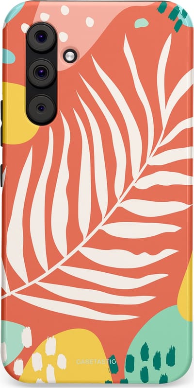 Casetastic Hoesje Geschikt voor Samsung A54 (5G) - Stijlvolle Beschermende Duo-layer Case - Zomeravond
