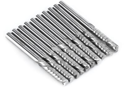 CNC Frezen met enkele fluit, tungsten carbide, voor houtbewerking, 3.17 x 15mm, precisie snijgereedschap