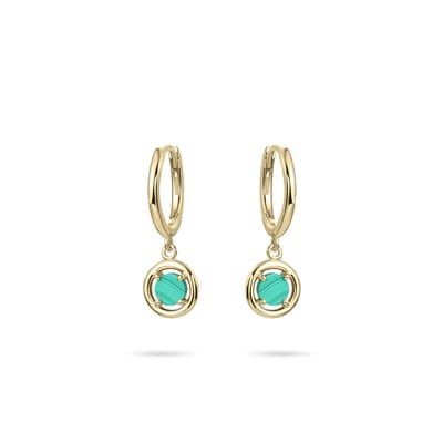 Gisser Jewels Goud Oorringen Goud VGKC1002G
