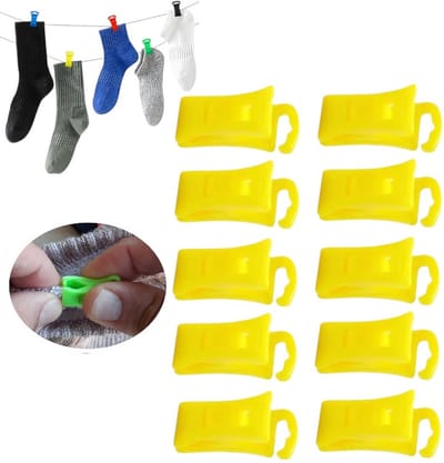 10 stuks - 10 stuks - Antislip waslijnknijpers - Waslijnknijpers - Sokkenklemmen - Sokkenklemmen voor wasmachine en droger - okkenhouders en sokkenclips - Sokkenklemmen voor wasgoed