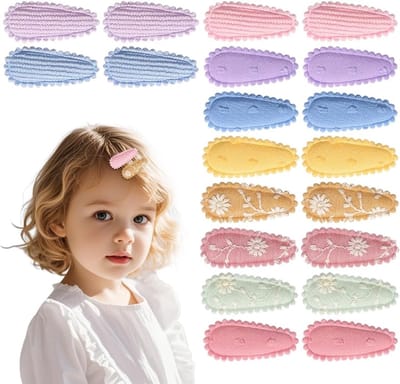 Schattige haarspelden voor kinderen, 20 kleurrijke haarclips voor jongens en meisjes, perfect voor haarstijlen en make-up.