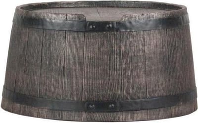 Kunststof standaard Houtnerf Regenton 120 l.