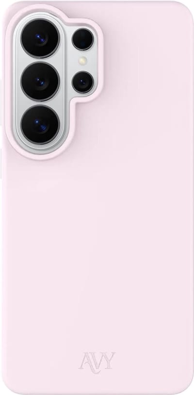 AVY Hoesje geschikt voor Samsung Galaxy S26 Ultra | Compatibel met MagSafe | Back Cover | Liquid Silicone | Comfortabel in de Hand | Roze