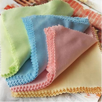 Microvezel brillen doekjes | 5 stuks | Microfiber | Hoge kwaliteit | Bril schoonmaken | Brildoek | Willekeurige kleuren