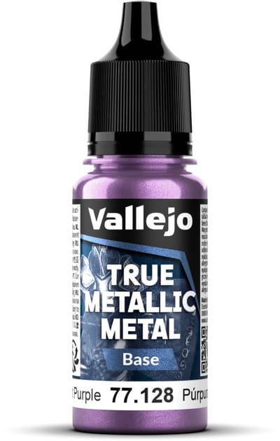 Vallejo Hobbyverf Acrylverf - 77128 True Metallic Metal - Base - Amethist Paars - Acryl - Verf flesje - 1x 18 ml