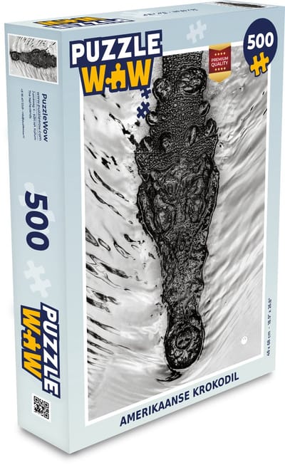 Puzzel Krokodil - Amerika - Reptielen - Legpuzzel - Puzzel 500 stukjes